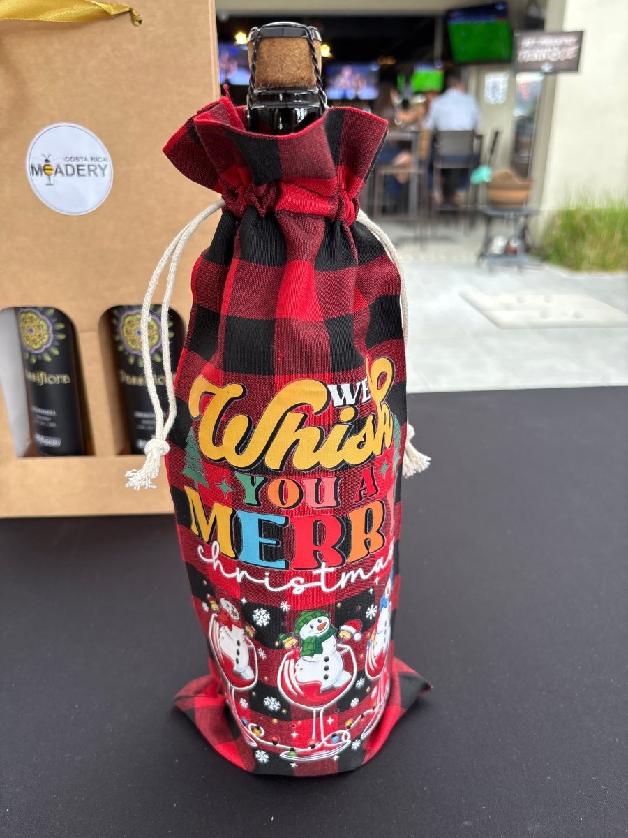 Burlap Wine Bag - Costa Rica Meadery
