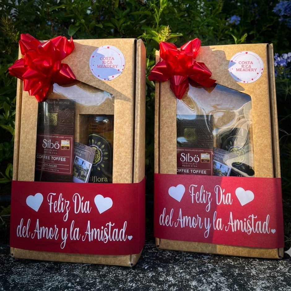 Caja de Oro - Regalo de San Valentin - Costa Rica Meadery